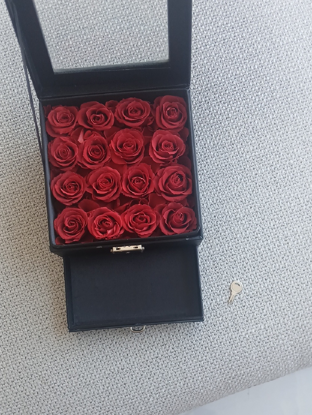 Red Preserved Rose Box